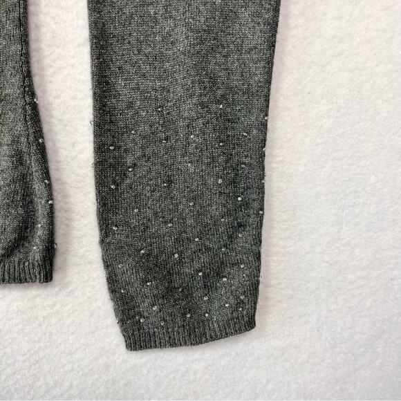 Duemila Sweater Top Womens M Silk Cashmere Front Back V-neck Long Sleeve - Picture 9 of 9